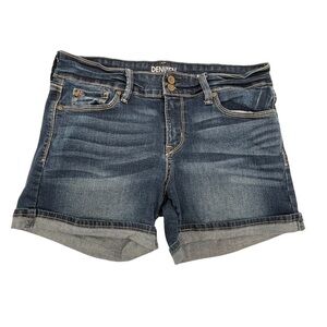Levi's Denizen Modern Cuffed Hem Denim Jean Shorts Size 28 Women's